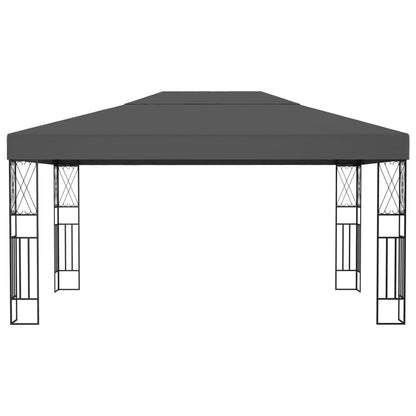 Gazebo 3x4 m Antracite in Tessuto