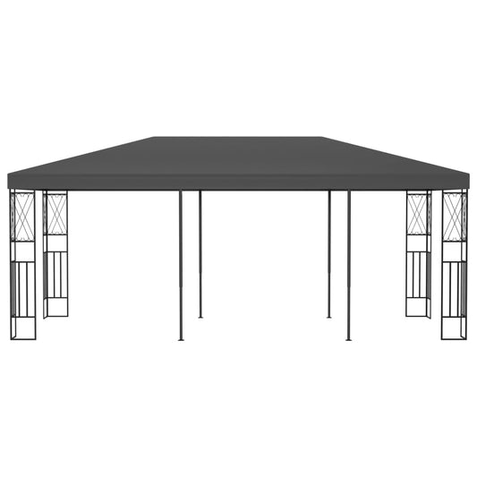 Gazebo 3x6 m Antracite in Tessuto - homemem39