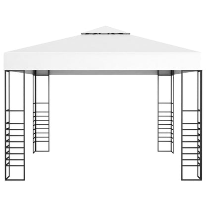 Gazebo da Giardino 3x3 m Bianco - homemem39