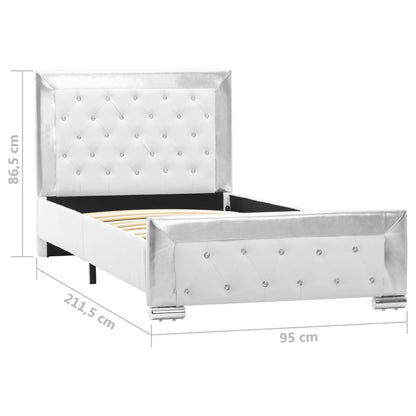 Giroletto Bianco in Similpelle 90x200 cm