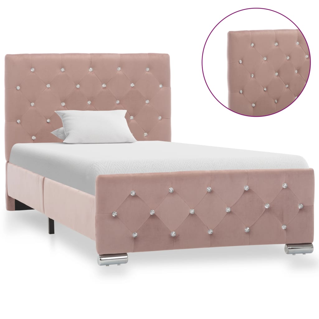 Giroletto Rosa in Velluto 90x200 cm | homemem39