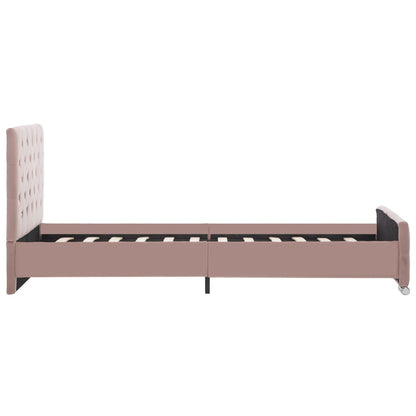 Giroletto Rosa in Velluto 90x200 cm | homemem39
