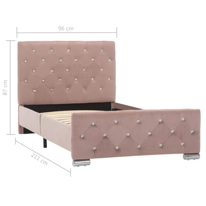 Giroletto Rosa in Velluto 90x200 cm | homemem39