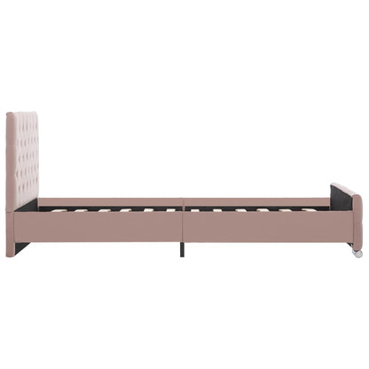 Giroletto Rosa in Velluto 100x200 cm | homemem39