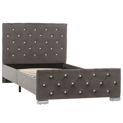 Giroletto Grigio in Velluto 90x200 cm | homemem39