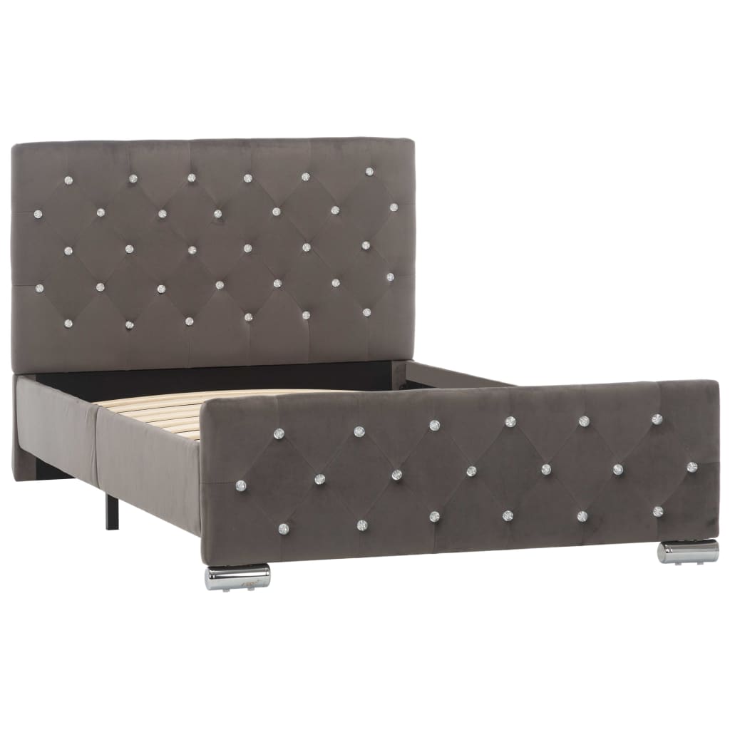 Giroletto Grigio in Velluto 100x200 cm | homemem39