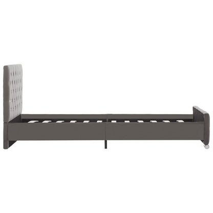 Giroletto Grigio in Velluto 100x200 cm | homemem39