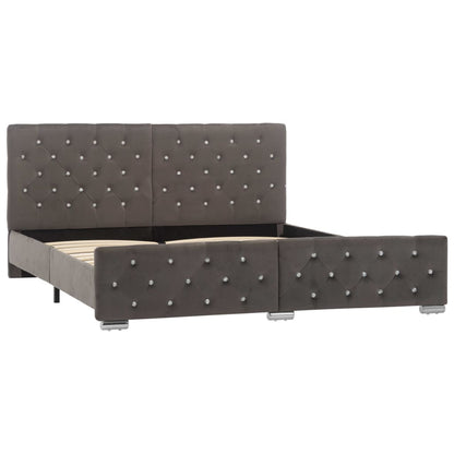 Giroletto Grigio in Velluto 160x200 cm | homemem39
