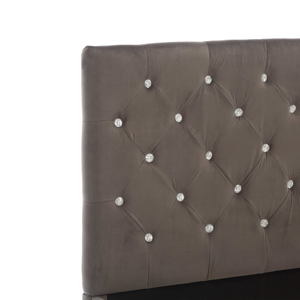 Giroletto Grigio in Velluto 160x200 cm | homemem39