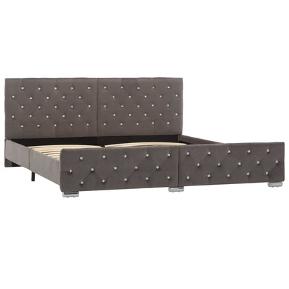 Giroletto Grigio in Velluto 180x200 cm | homemem39