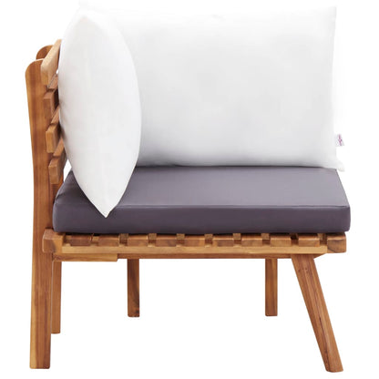 Set Divani da Giardino 5 pz in Legno Massello di Acacia | homemem39
