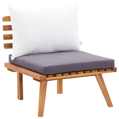 Set Divani da Giardino 5 pz in Legno Massello di Acacia | homemem39