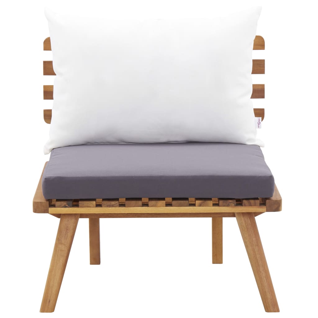 Set Divani da Giardino 5 pz in Legno Massello di Acacia | homemem39