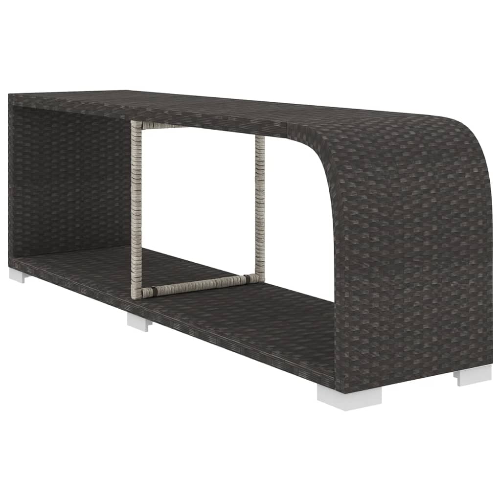 Set Divani da Giardino 10 pz con Cuscini in Polyrattan Nero | homemem39