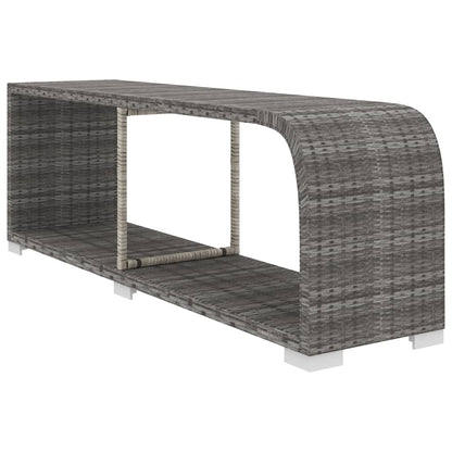 Set Divani da Giardino 8 pz con Cuscini in Polyrattan Grigio | homemem39