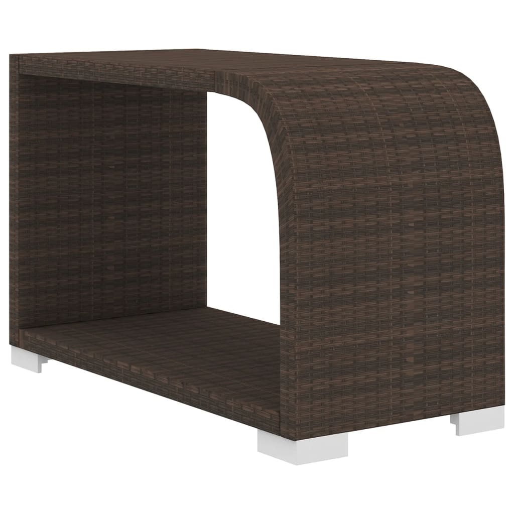 Set Divani da Giardino 8 pz con Cuscini in Polyrattan Marrone | homemem39