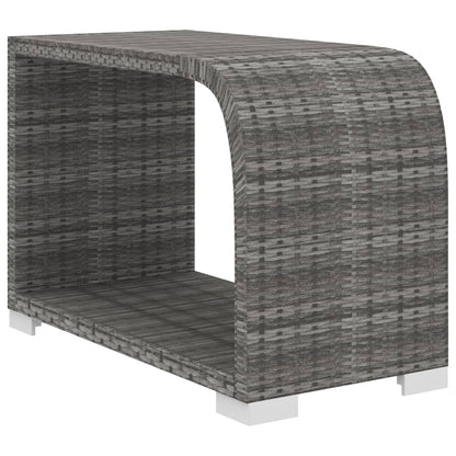 Set Divani da Giardino 8 pz con Cuscini in Polyrattan Grigio | homemem39