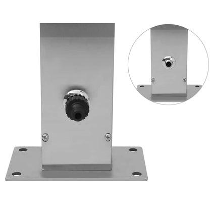 Doccia da Giardino in Acciaio Inox Quadrata