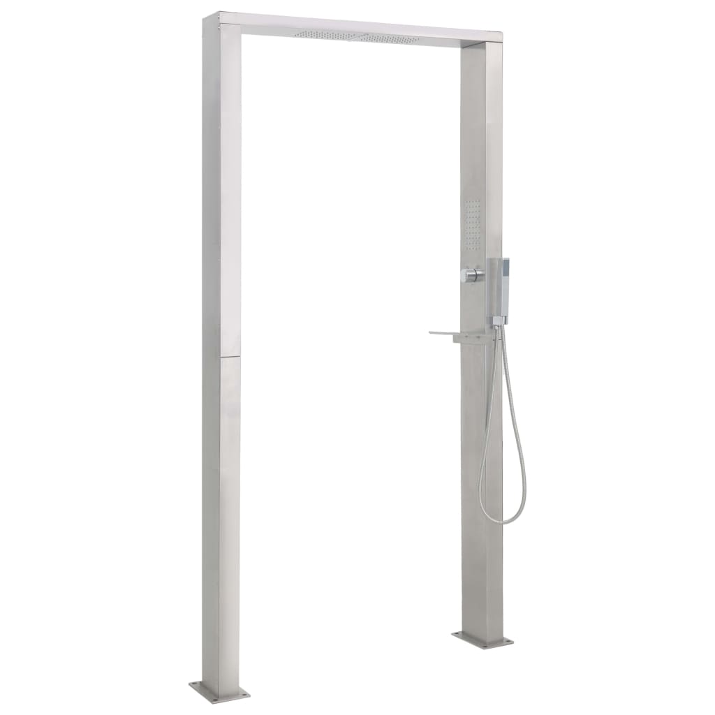 Doccia da Giardino in Acciaio Inox a Doppio Getto - homemem39