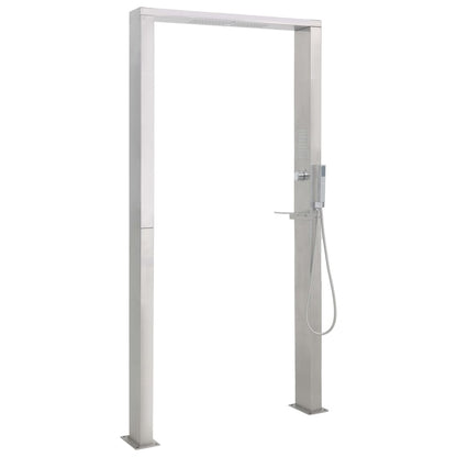 Doccia da Giardino in Acciaio Inox a Doppio Getto - homemem39