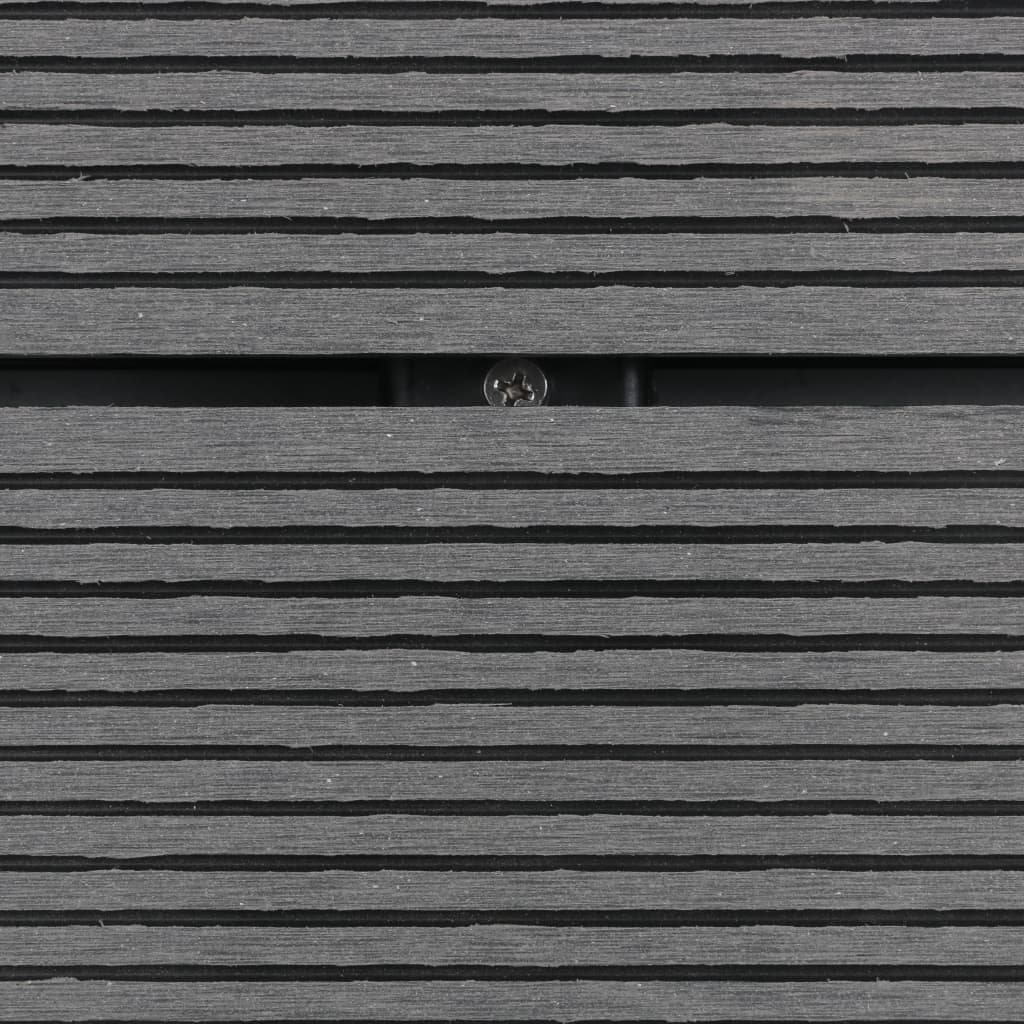 Piatto Doccia da Esterni in Acciaio Inox WPC 110x62 cm Grigio | homemem39