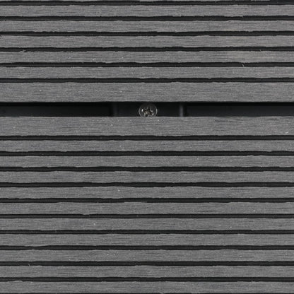 Piatto Doccia da Esterni in Acciaio Inox WPC 110x62 cm Grigio