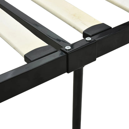 Giroletto Baldacchino senza Materasso Nero 140x200 cm Metallo | homemem39