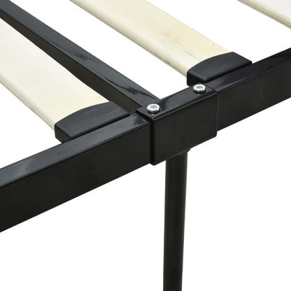 Giroletto Baldacchino senza Materasso Nero 160x200 cm Metallo | homemem39