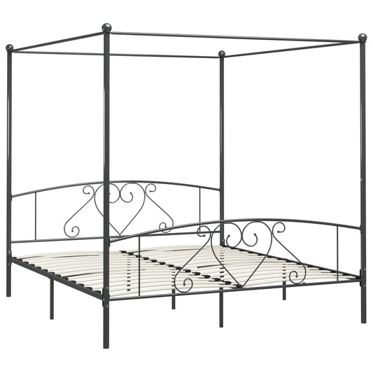Giroletto Baldacchino senza Materasso 200x200 cm Metallo | homemem39