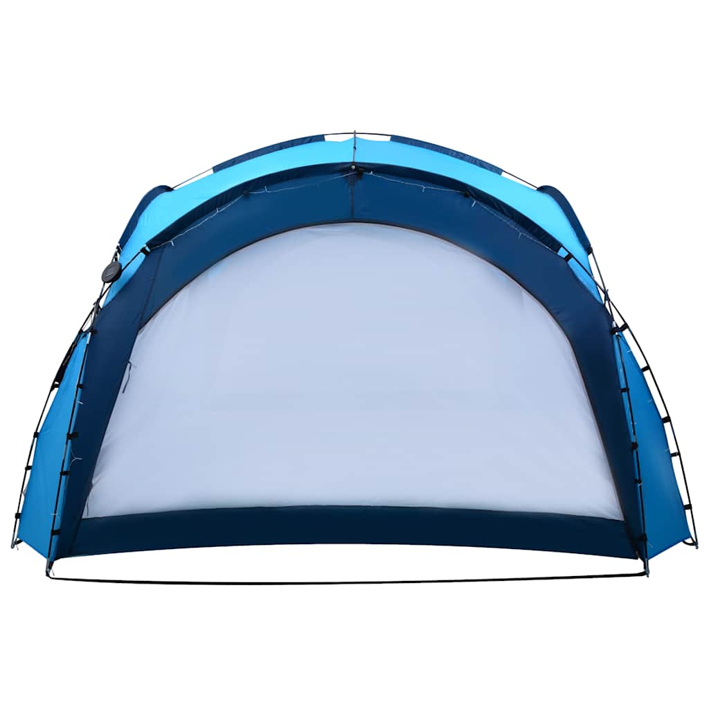 Tenda per Feste con LED e 4 Pareti 3,6x3,6x2,3 m Blu - homemem39