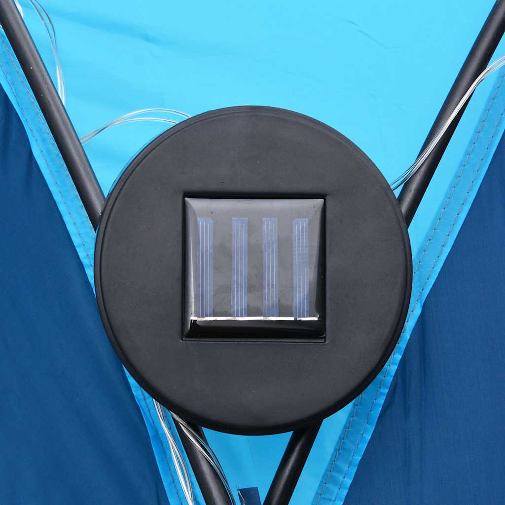 Tenda per Feste con LED e 4 Pareti 3,6x3,6x2,3 m Blu - homemem39