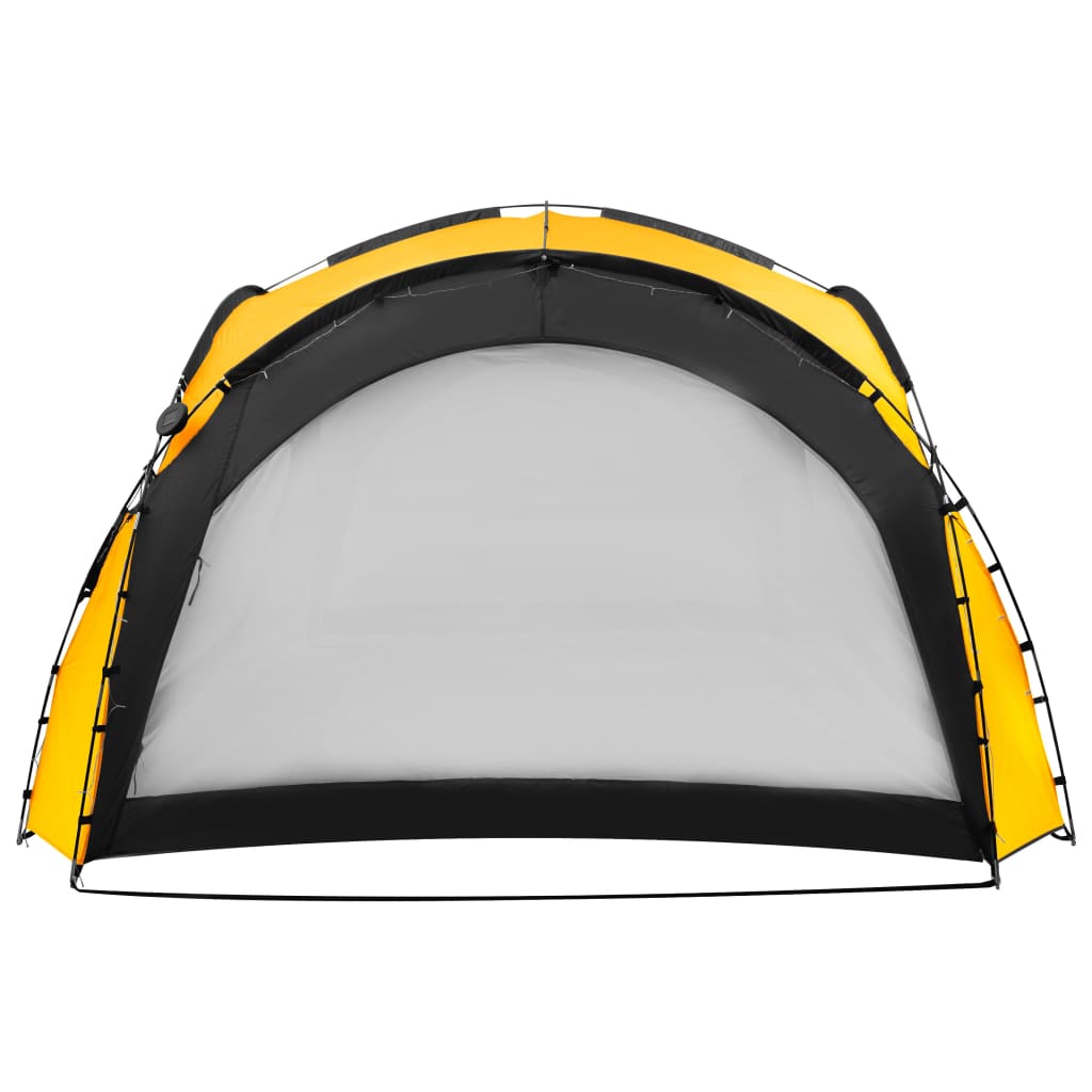 Tenda per Feste con LED e 4 Pareti 3,6x3,6x2,3 m Gialla - homemem39