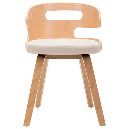 Sedie da Pranzo 4 pz in Legno Curvato
