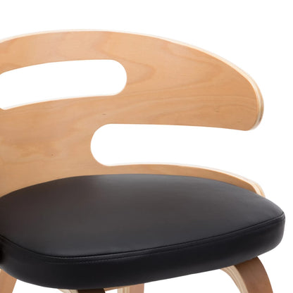 Sedie da Pranzo 6 pz Crema in Legno Piegato e Similpelle | homemem39