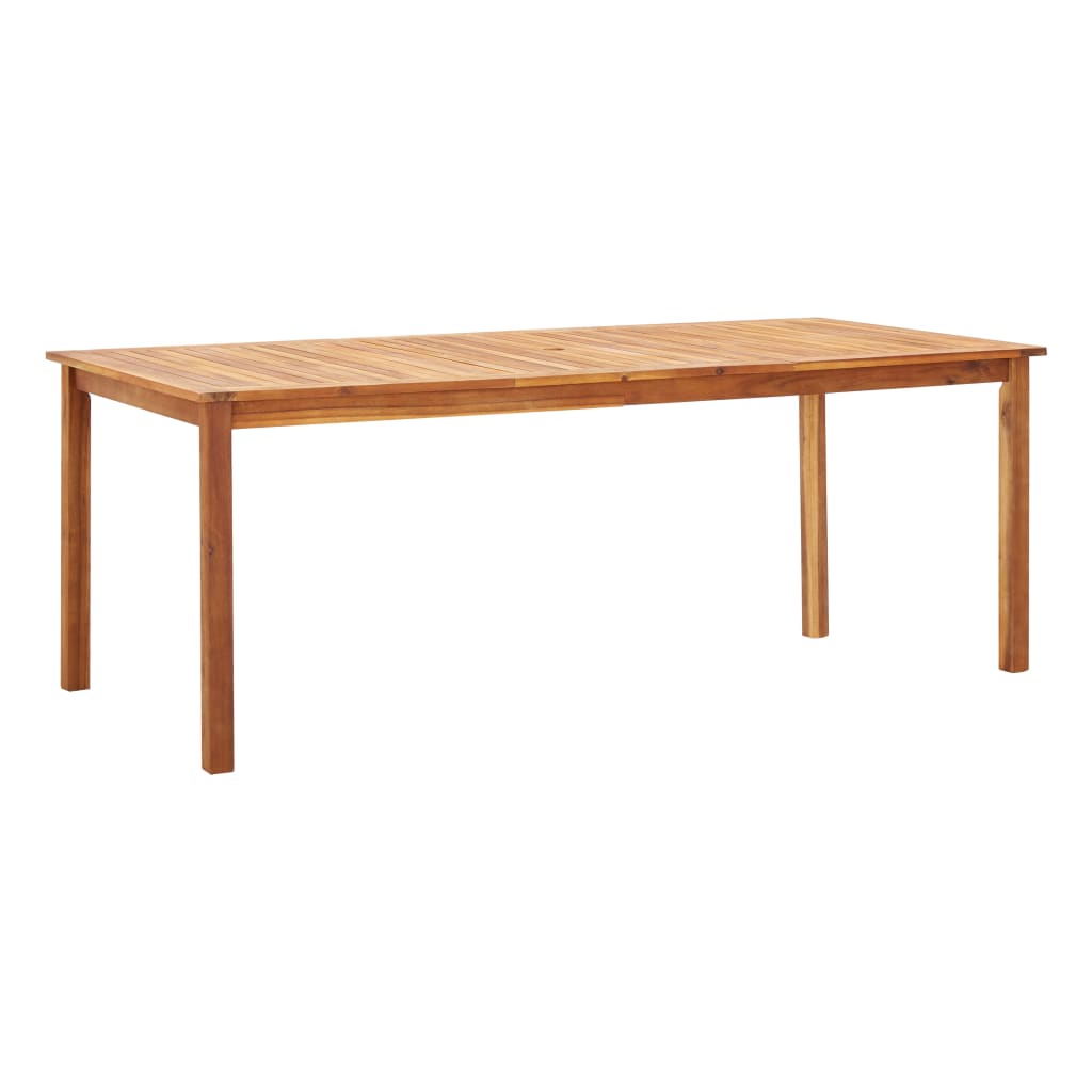 Set Pranzo da Giardino 9 pz Polyrattan e Legno d'Acacia Grigio | homemem39