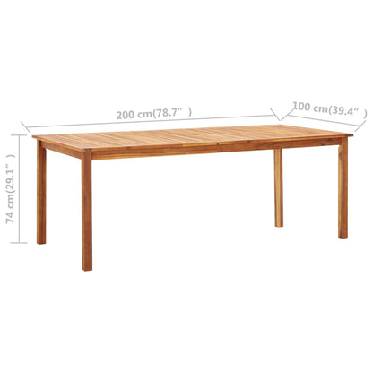 Set Pranzo da Giardino 9 pz Polyrattan e Legno d'Acacia Grigio | homemem39