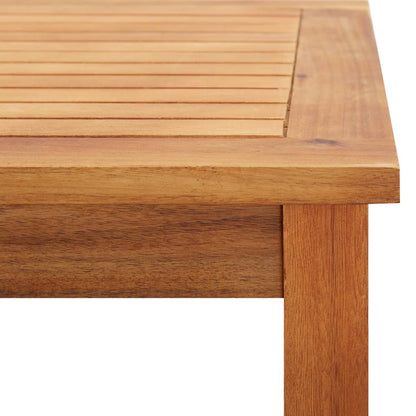 Tavolino da Caffè per Giardino 60x60x36 cm Legno di Acacia