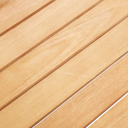 Set da Pranzo da Giardino 7 pz Grigio in Polyrattan e Acacia - homemem39