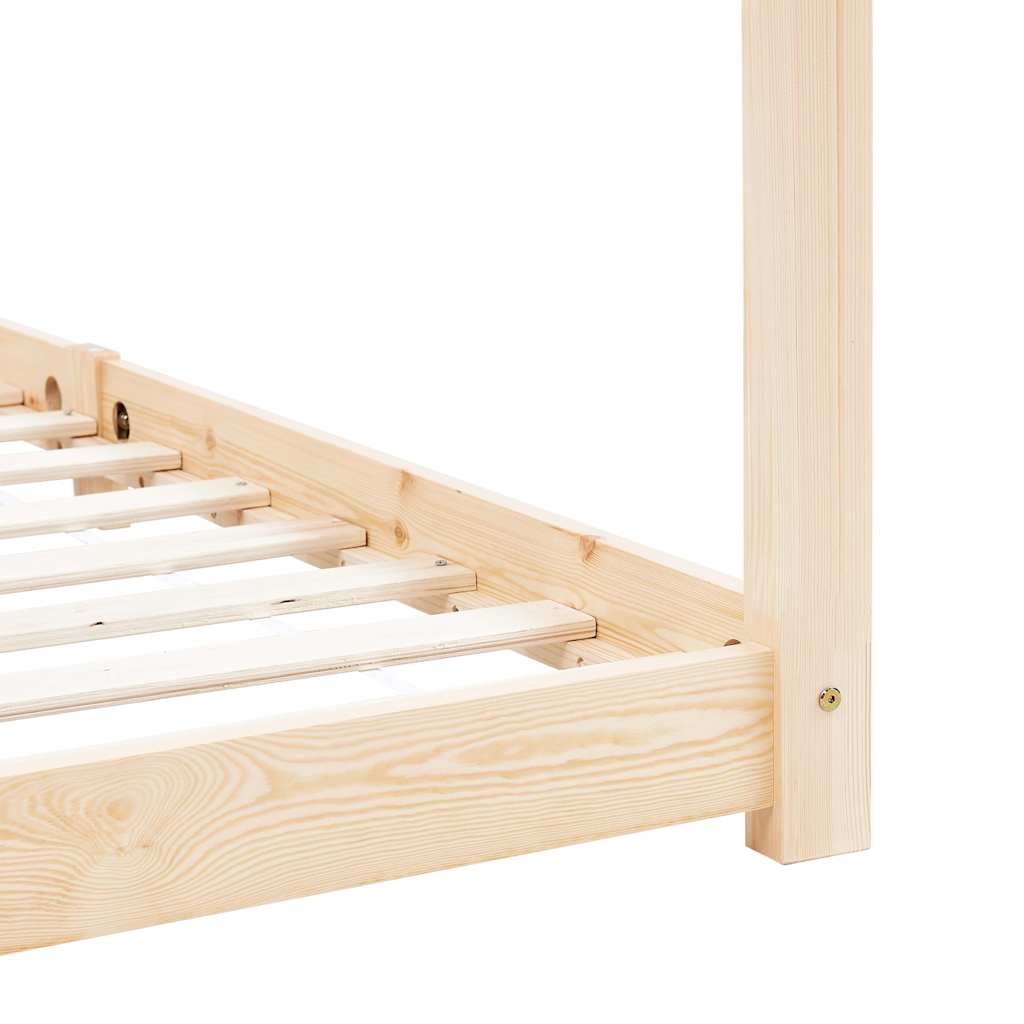 Giroletto per Bambini in Legno Massello di Pino 90x200 cm | homemem39