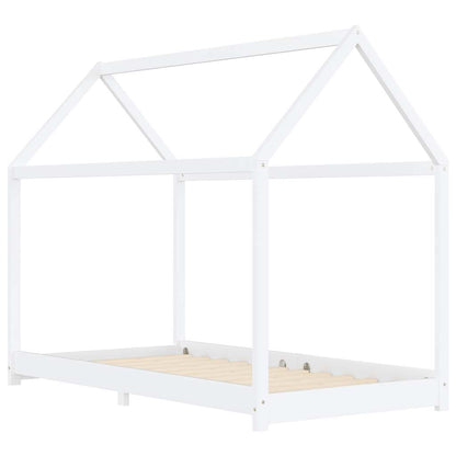 Giroletto per Bambini Bianco in Massello di Pino 90x200 cm | homemem39