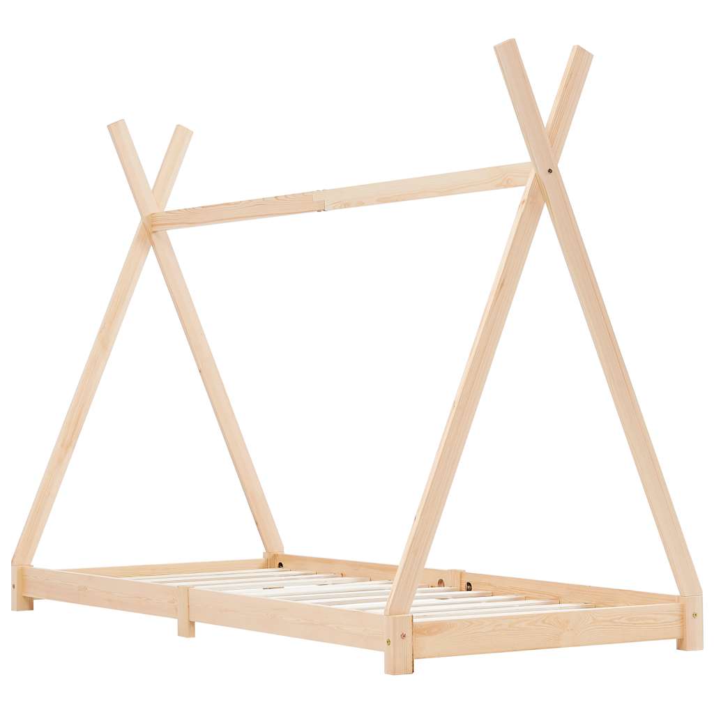 Giroletto per Bambini in Legno Massello di Pino 80x160 cm | homemem39