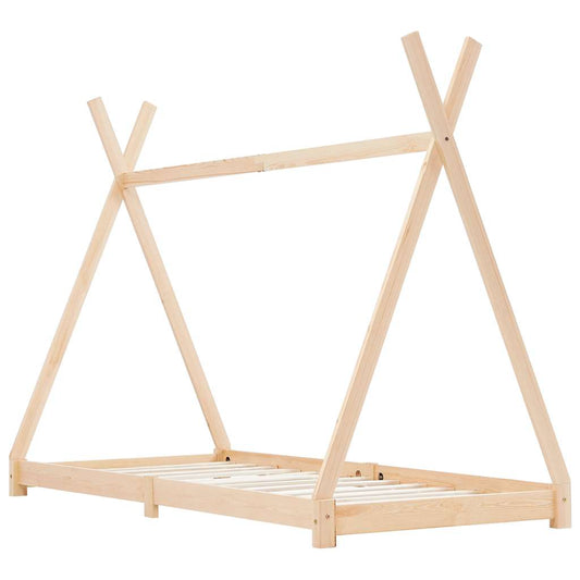 Giroletto per Bambini in Legno Massello di Pino 90x200 cm | homemem39