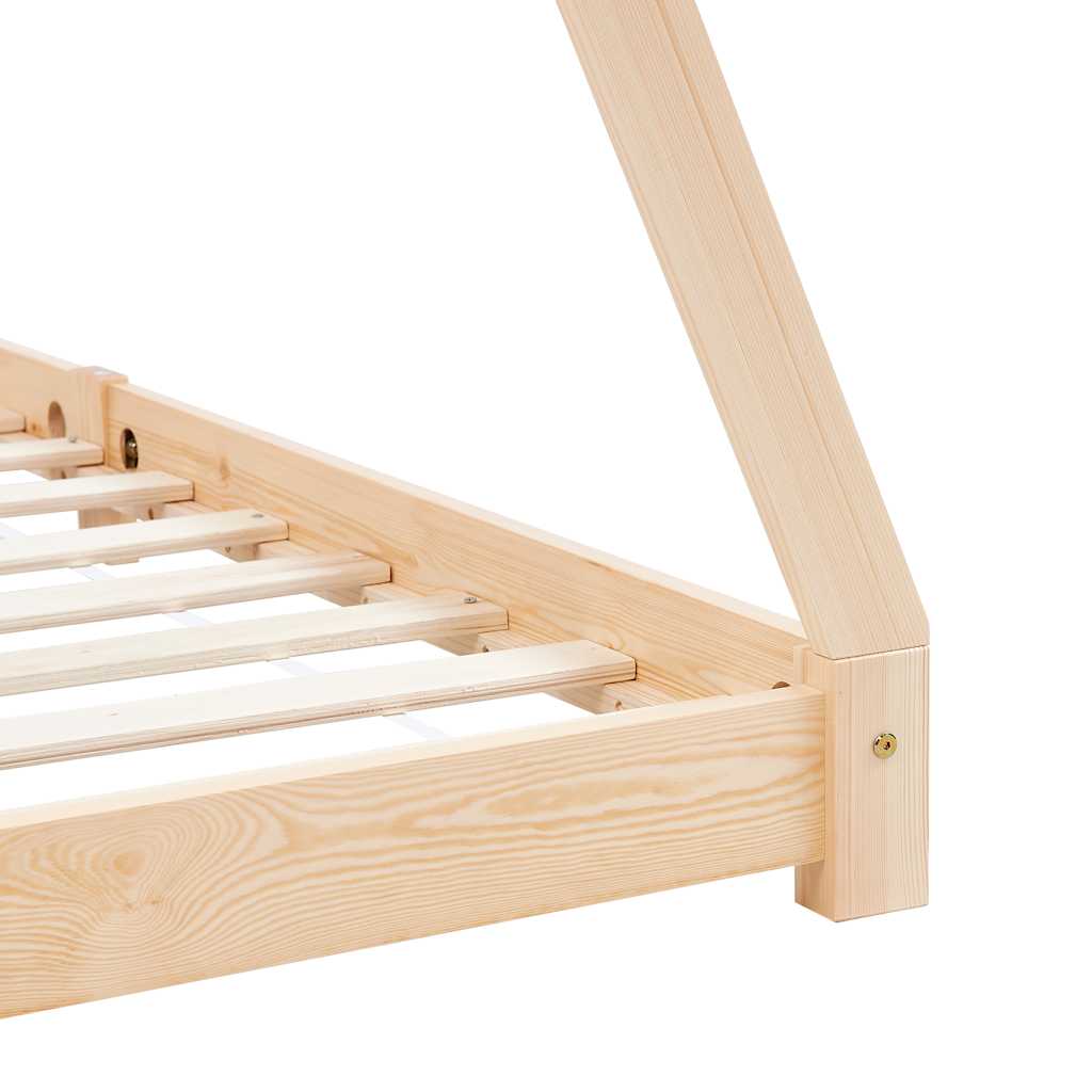 Giroletto per Bambini in Legno Massello di Pino 90x200 cm | homemem39