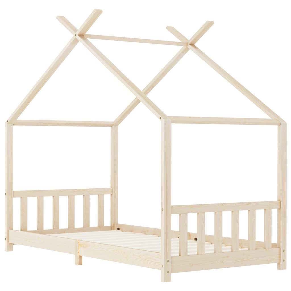 Giroletto per Bambini in Legno Massello di Pino 90x200 cm | homemem39