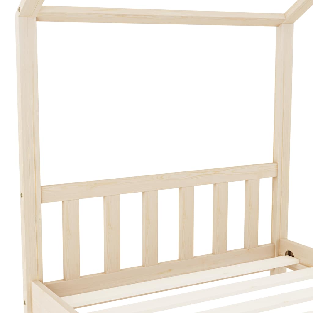 Giroletto per Bambini in Legno Massello di Pino 90x200 cm | homemem39
