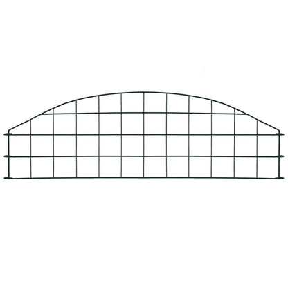Set Recinzione da Giardino ad Arco 77,3x26 cm Verde - homemem39