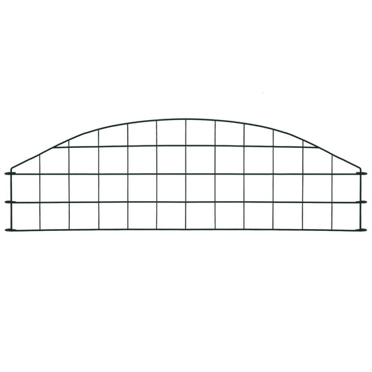 Set Recinzione da Giardino ad Arco 77,3x26 cm Verde - homemem39