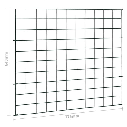 Set Recinzione da Giardino ad Arco 77,5x64 cm Verde - homemem39