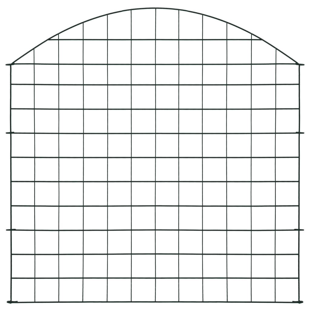 Set Recinzione da Giardino ad Arco 77,5x78,5 cm Verde - homemem39