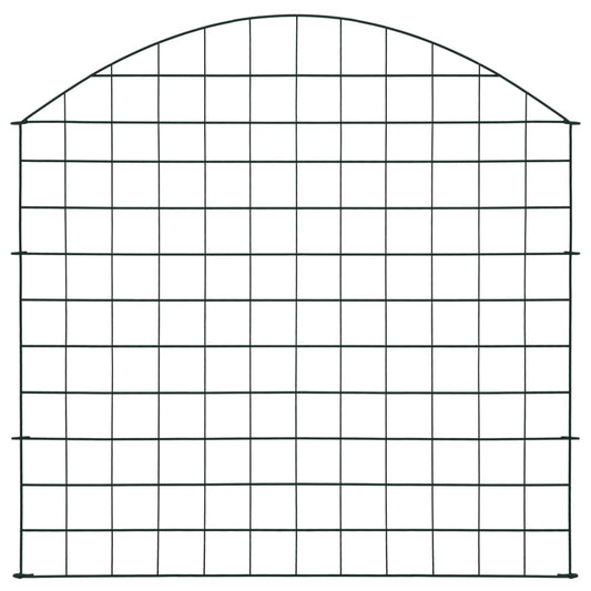 Set Recinzione da Giardino ad Arco 77,5x78,5 cm Verde - homemem39